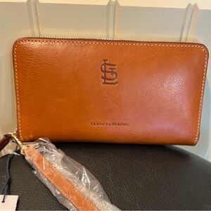 Dooney & Bourke Brown Leather Wallet